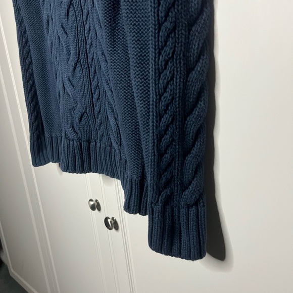 L.L. Bean Heritage Cotton Cableknit Fisherman Sweater - Picture 4 of 10